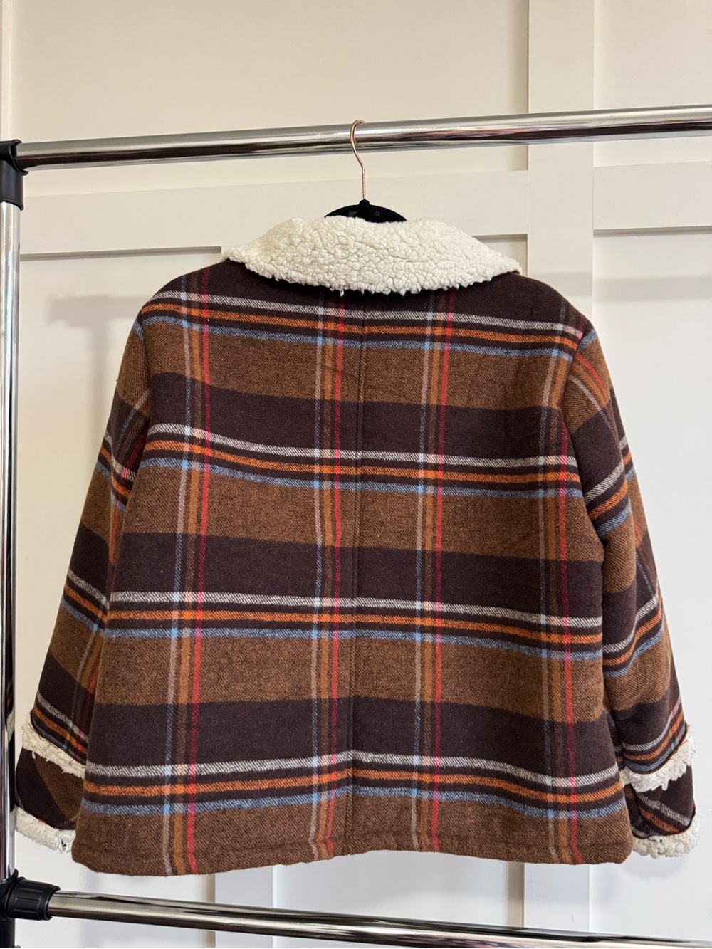 Maurices Brown Plaid Teddy-Lined Jacket - Picture 2 of 5